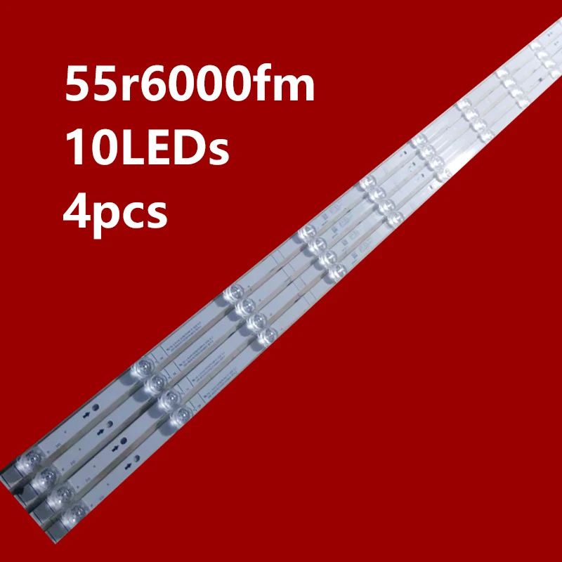 Светодиодная лента для подсветки Hisense 10 ламп 4 светодиодный т. 55 r6000fm | Освещение