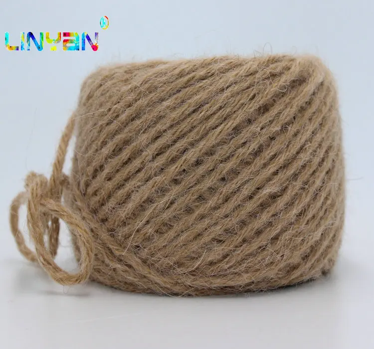 100 г перчатки из грубой пряжи для вязания шерсти ручной вязки крючком шарф