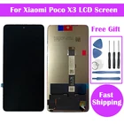 Оригинальный ЖК-дисплей 6,67 ''для Xiaomi Poco X3 с сенсорным экраном, дигитайзер в сборе для Xiaomi PocoX3 M2007J20CG LCD Didplay