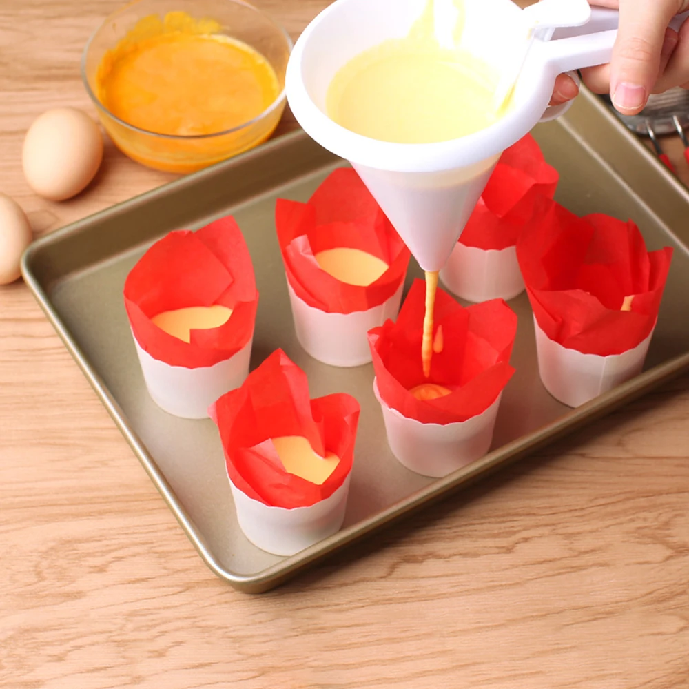 HOOMIN Chocolate Funnel Adjustable Baking Tools Dessert Cake Decoration Tool Kitchen Accessories Gadgets Cooking |