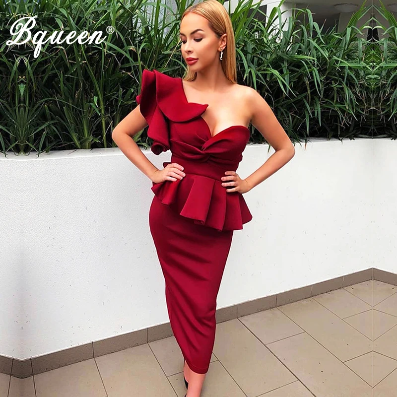 Женское вечернее Платье До Колена Bqueen облегающее платье на молнии без рукавов с