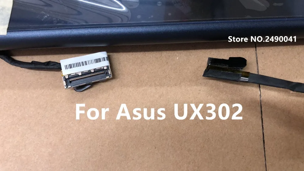 Для Asus zeenbook UX302 UX302LG UX302L UX302LA ЖК-дисплей панель+ сенсорный экран дигитайзер стеклянный датчик в сборе верхняя половина части