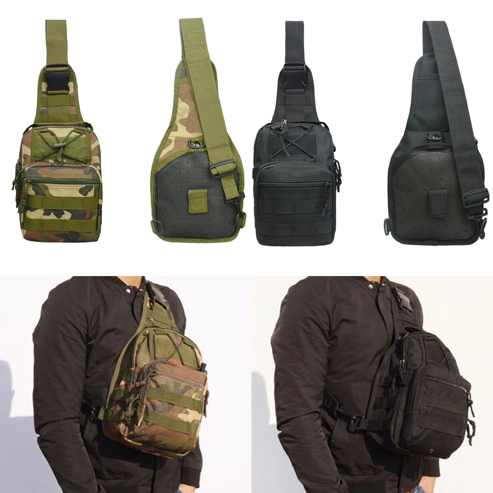 Мужская сумка на плечо нагрудная Повседневная через для мотоцикла походная