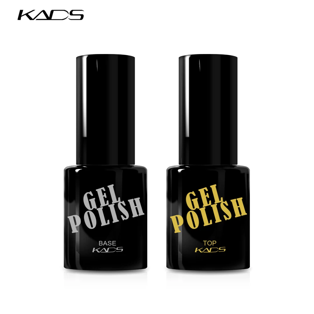 Kads 2 шт. гель для ногтей Верхний слой + база пальто базовый фундамент уф лака 10 мл