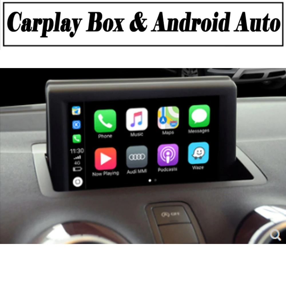 Беспроводная камера Carplay для Audi A1GB Q1 MMI 3g 2010~ интерфейс задняя Передняя парковочная камера Android дисплей Улучшенный декодер
