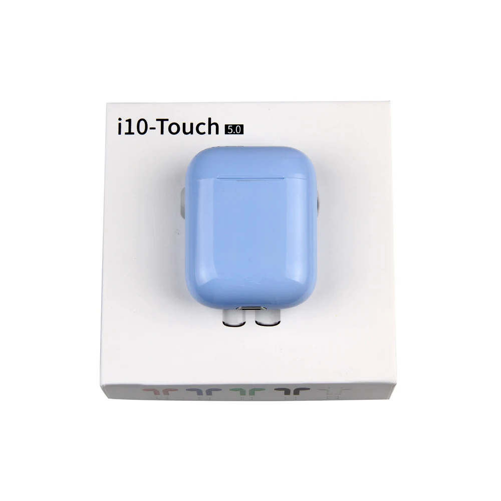 I10 TWS Наушники Беспроводные Bluetooth 5,0 наушники i10-Touch стерео наушники гарнитура для всех смартфонов PK i7s i9s i10 i11 i12 i13