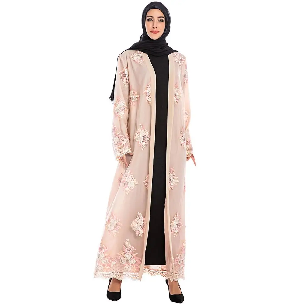 Новое поступление элегантное женское кимоно для Рамадана Abaya Robe Femme Дубай