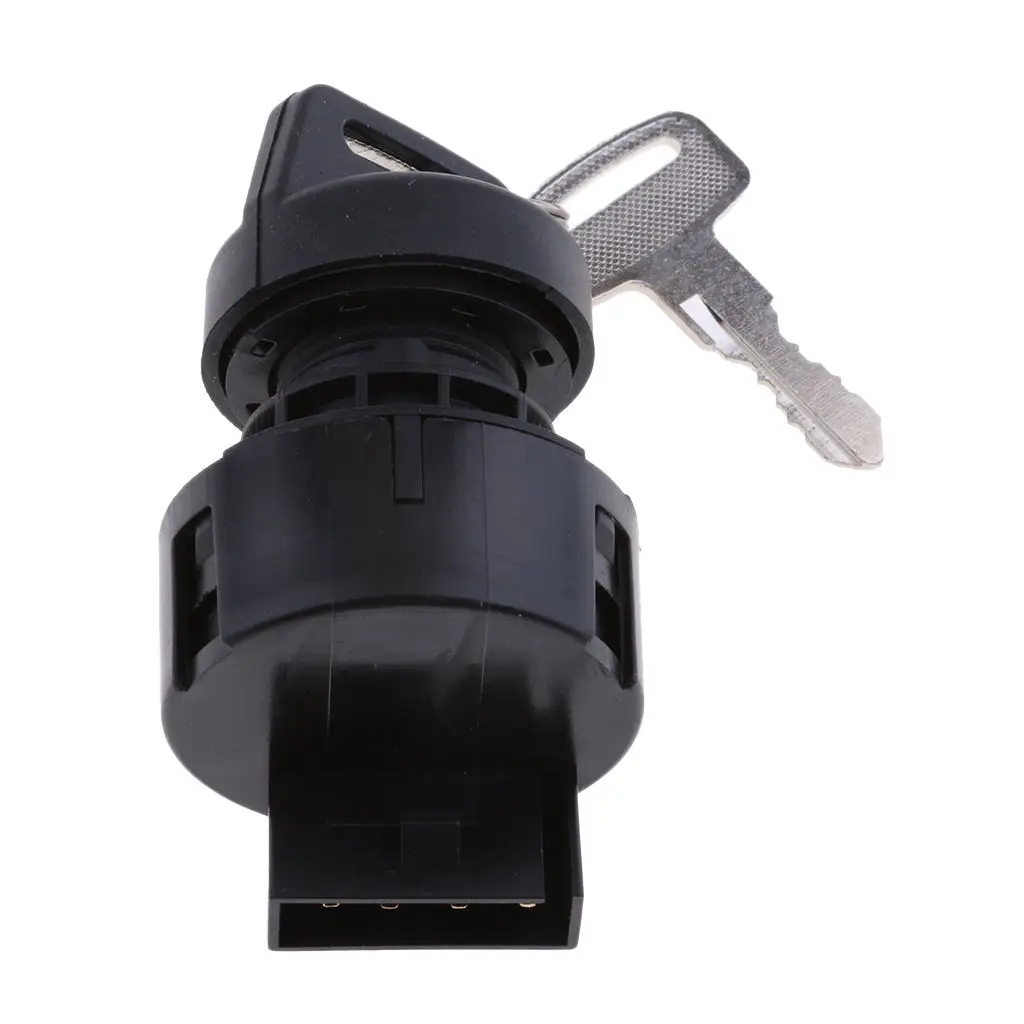 

1 Set Black Ignition Key Switch for Polaris Scrambler 500 2x4 4x4 2000 2001 ATV Series 4 Pins