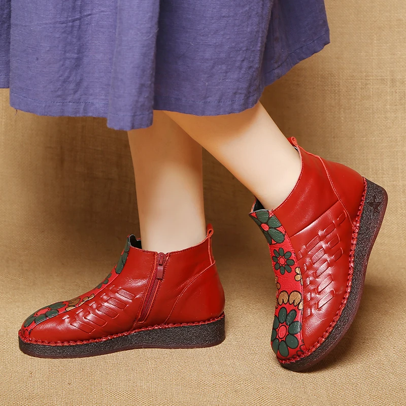 TIMETANGFashion/зимние ботинки из натуральной кожи; женская обувь высокого качества на плоской подошве; Новинка года; Зимние ботильоны; женская теплая обувь на меху