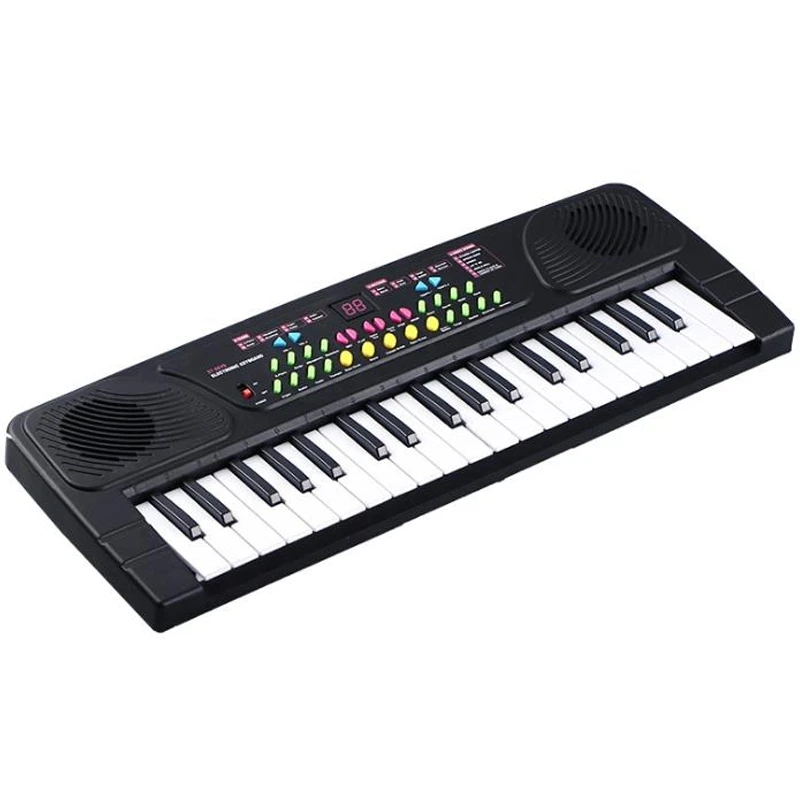 

Многофункциональное мини электронное пианино с микрофоном, Детская портативная цифровая музыкальная клавиатура Electone 37 клавиш