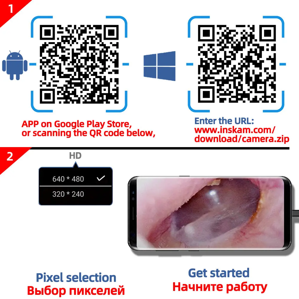 Usb камера эндоскоп для Android смартфонов|Камеры видеонаблюдения| |