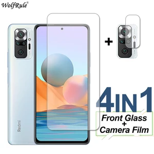 2pcs for xiaomi redmi note 10 pro glass 9t 9 pro max screen protector tempered glass protective lens film for redmi note 10 pro free global shipping