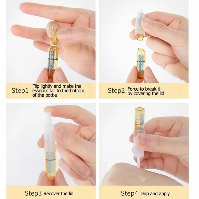 

Hyaluronic Acid Ampoule Face Serum Shrink Pores Anti-Ance Nicotinamide Moisturizing Whitening Skin Care