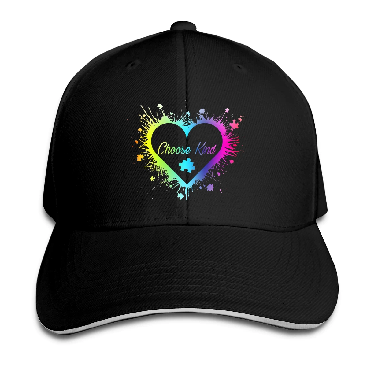 

Autism Awarness Choose Kind Hat Baseball Cap for Men Women Fashion Adjustable Sun Hat
