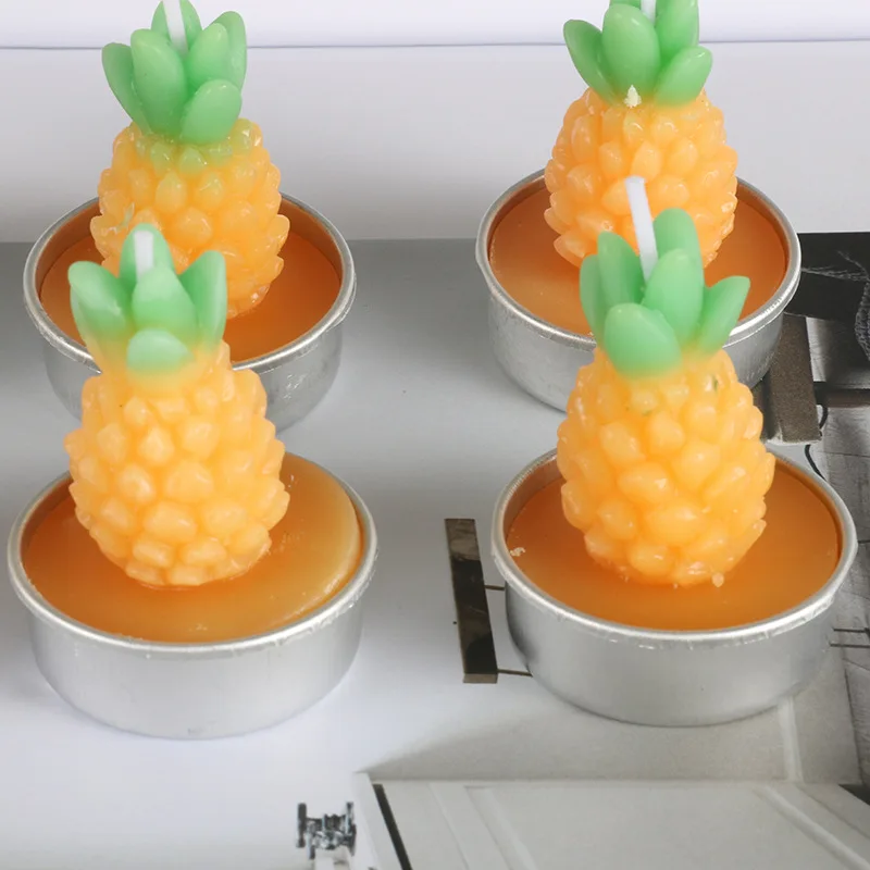 

new Candle handmade boutique creative model lifelike simulation pineapple cactus Romantic Confession props kids Puzzle gift