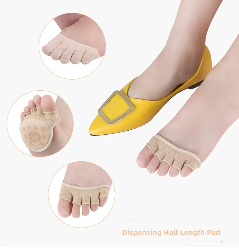 1 пара Противоскользящие прокладки для передней части стопы разделитель пальцев