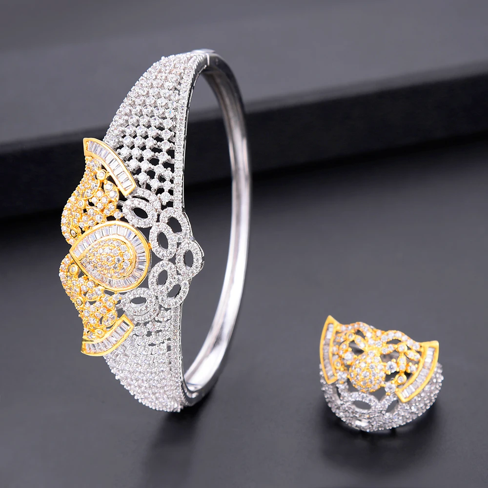 Большой модный роскошный набор свадебных украшений GODKI с 4 шт. Китом в нигерийском