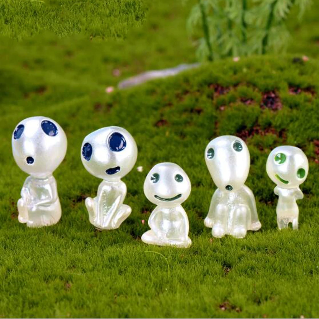 Mini figura de Alien luminoso en miniatura, juguetes de muñecas, elfo, Mini...