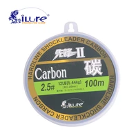 ilure leada 100 carbon fiber fluor fishing lines carbon fiber 50mt 100mt spool super strong guide 60lb 80lb pesca free shipping