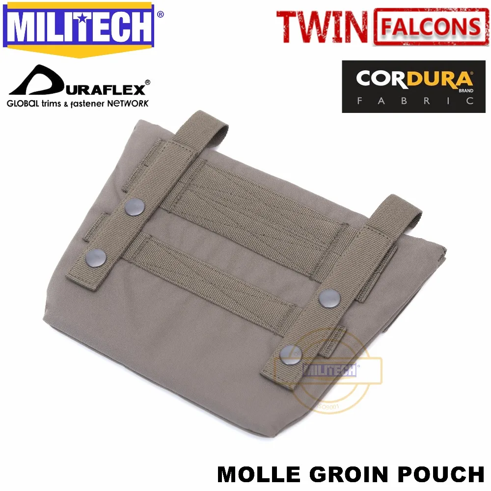 MILITECH TWINFALCONS TW 500D Delustered Cordura Molle Crye CP паховая сумка паховая в аксессуарах подбрюшная сумка паховая сумка