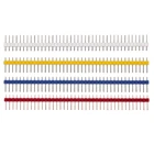 2,54 мм 40-контактный Штекерный Однорядный штыревой разъем для Arduino DIY - 10 полосок