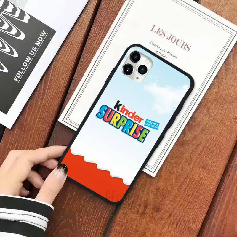 

Kinder Surprise Egg high quality Phone Case for iPhone 11 12 pro XS MAX 8 7 6 6S Plus X 5S SE 2020 XR