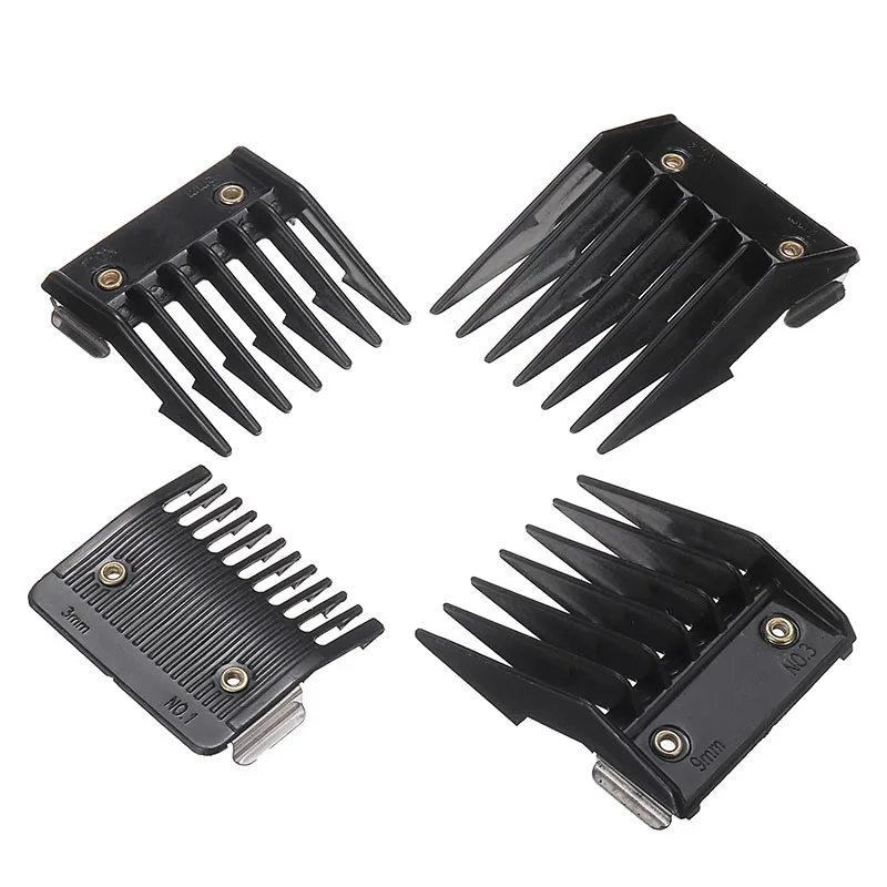 4pcs Salon Barber Attachment Limited Combs Haircut Guide Pos
