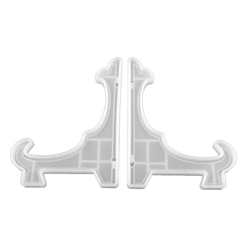 

1 пара Настольный органайзер стенд с украшением в виде кристаллов эпоксидная смола, форма ювелирные изделия Дисплей стеллаж литья силиконо...