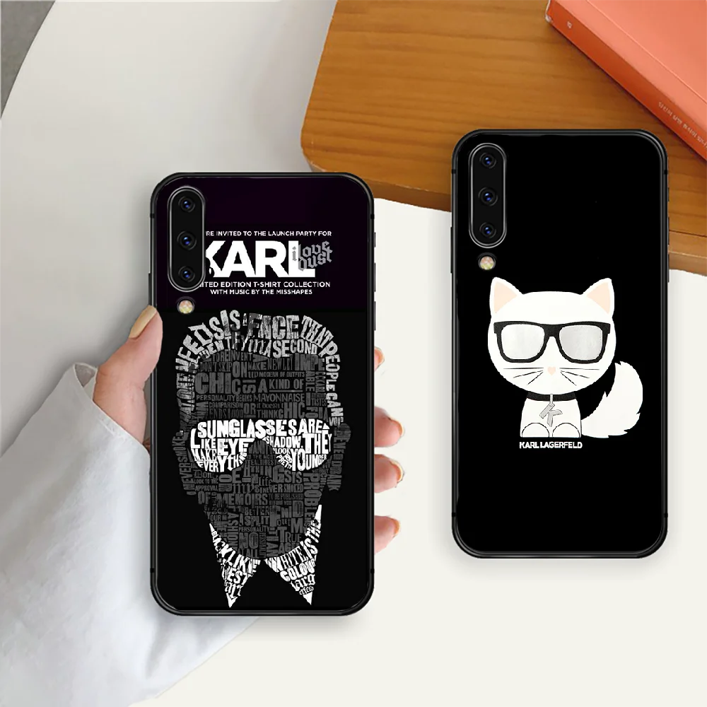 

Luxury Brand Designer Lagerfeld Phone Case Cover For Samsung Galaxy A 3 5 7 10 20 20E 21S 30 30S 40 50 51 70 71 S Black Prime