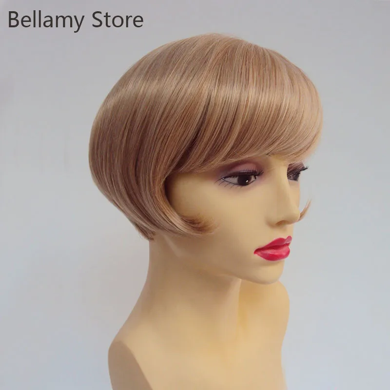 Парик светлый короткий из фильма Великий Гэтсби для косплея хэллоуивечерние |