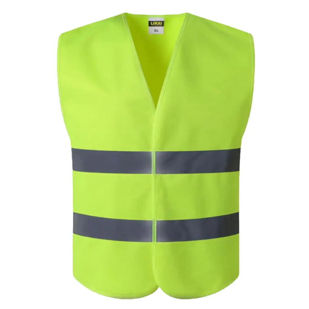 

High Visibility Reflective Safety Vest with Reflective Strips, Made from Breathable and Neon Fabric - Universal
