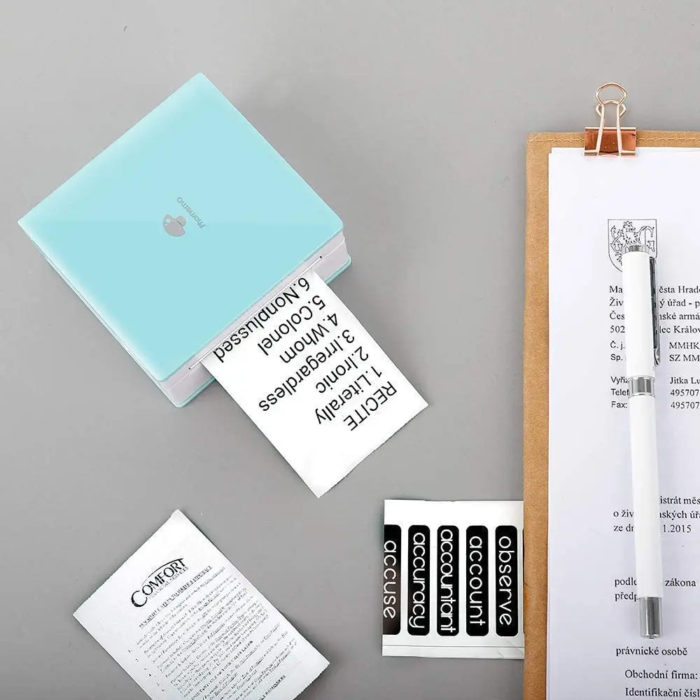 Мини-принтер для фотографий Phomemo M02 карманный беспроводной термопринтер iphone |