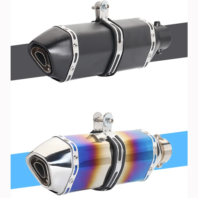 Универсальный глушитель выхлопной трубы мотоцикла труба ATV внедорожный