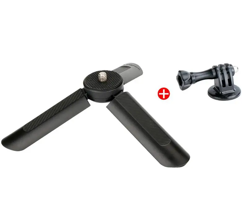 Мини-штатив Ulanzi для телефона, смартфона, видео, штатив с ручкой для DJI Osmo, карманный карданный стабилизатор для Gopro 7 6 5 4 Zhiyun Smooth 4 - Цвет: With Gopro Adapter