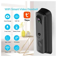 t5 tuya smart video doorbell waterproof night vision home security 1080p fhd camera digital visual intercom wifi mini door bell
