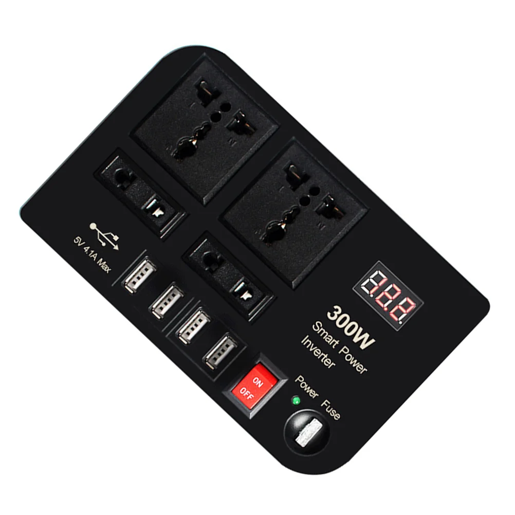 

Multi-Protection Car Charger Adapter 12V to 220V Car Auto Converter Adapter