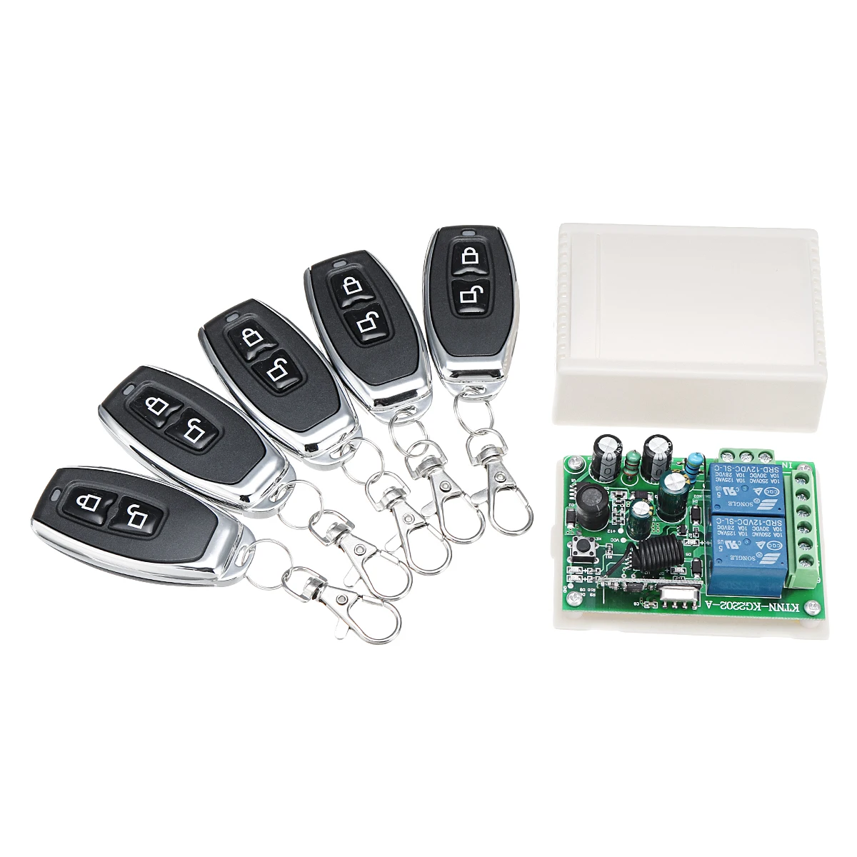 Комплект для обучения 433 МГц переменный ток 110 В 220 в беспроводной 2 канальный