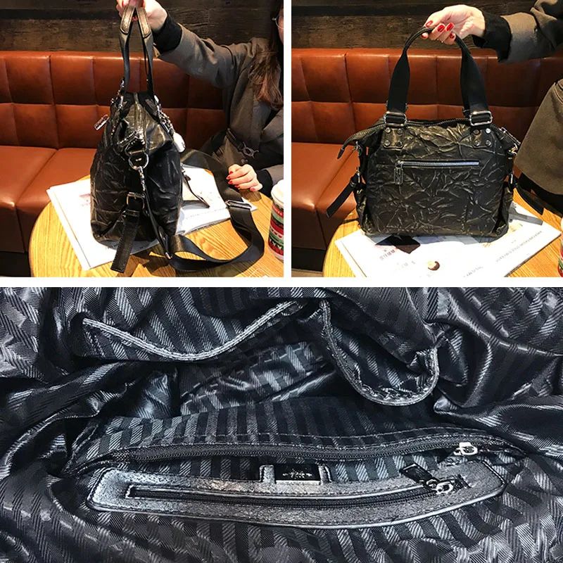 

Microfiber Synthetic Leather Women's Bag Tote Designer Handbags High Quality Large Travel Shoulder Purses Crossbody