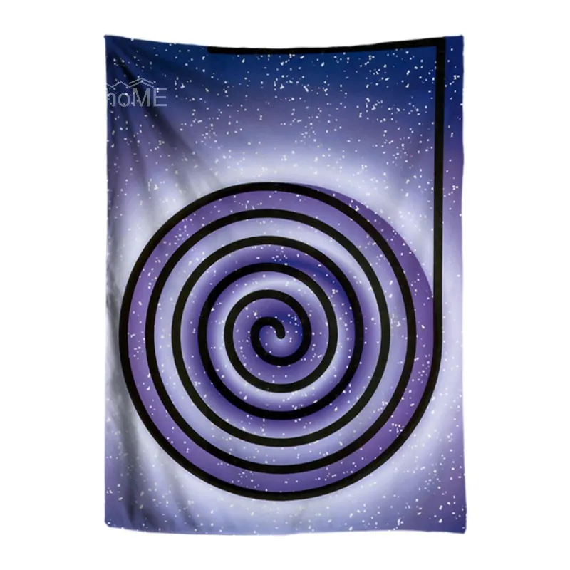Фиолетовый энергетический символ чакра Триппи Гобелен Мандала настенный Таро
