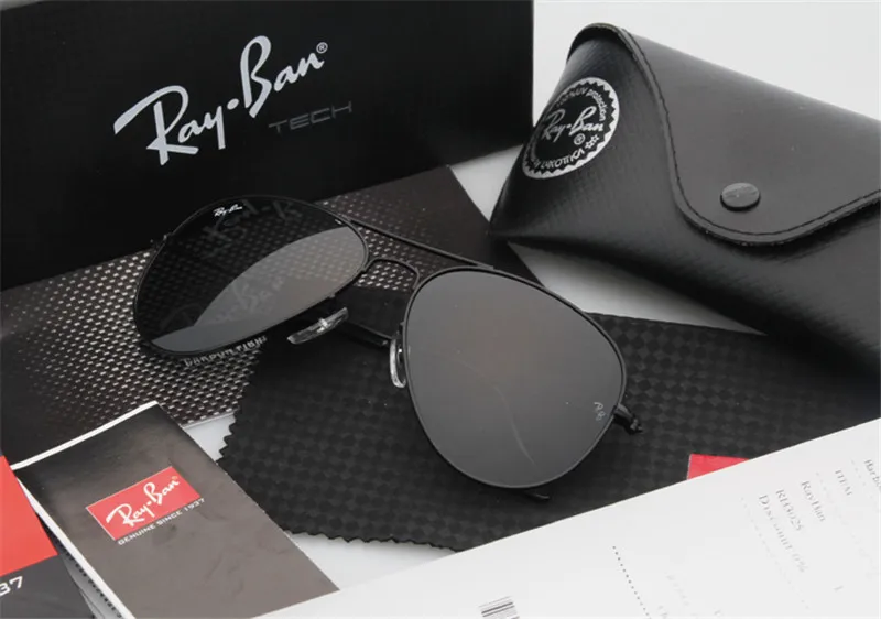 Rayban RB3025 поляризованные солнцезащитные очки мужские RayBan авиационные очки для вождения мужские солнцезащитные очки для мужчин ретро женщин Gafas 3025 - Цвет: RB3025-2