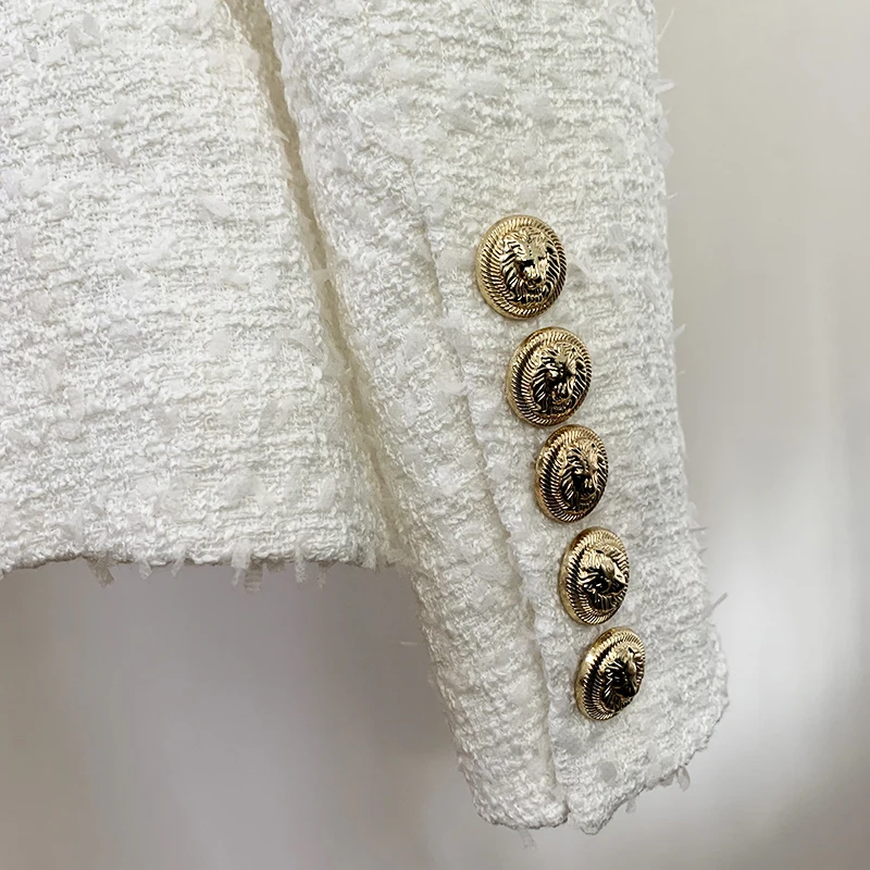 

The latest 2021 new winter jacket woman slim tweed coat