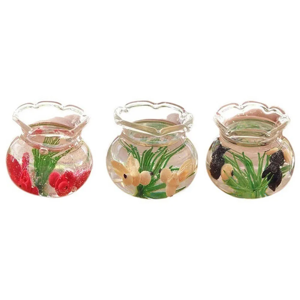 Мини-декор для кукольного домика из смолы, миниатюрный аксессуар для аквариума, игрушка для 1/6 1/12, кукольный домик, Клив, аксессуары, 1:12 весы, игрушки для девочек D