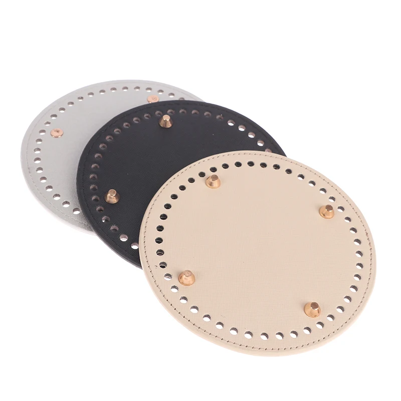 

1PCS - 15cm Bags Round Bottom Shaper Rivets Bag Crocheting Hand-woven DIY For Hand-made Cushion Pad Bag Supplies
