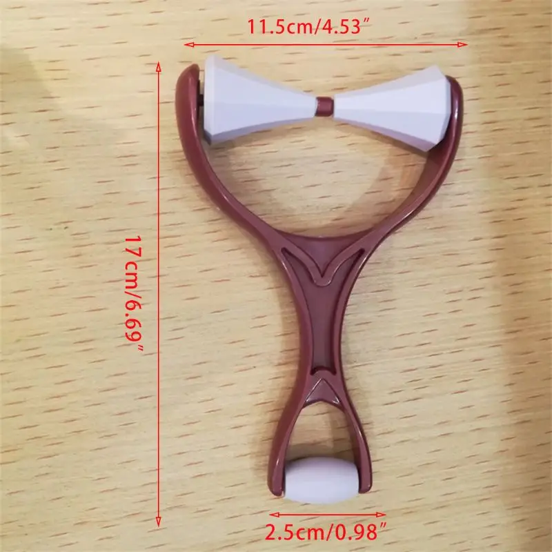 

Double-End Face Taper Roller Eye Forehead Massager Anti Aging Wrinkle Puffiness