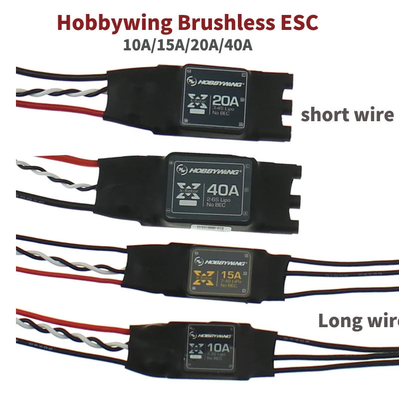 Hobbywing XRotor бесщеточный ESC 2 6S 10A 15A 20A 40A SimonK No BEC высокое обновление для 4 осевой 6