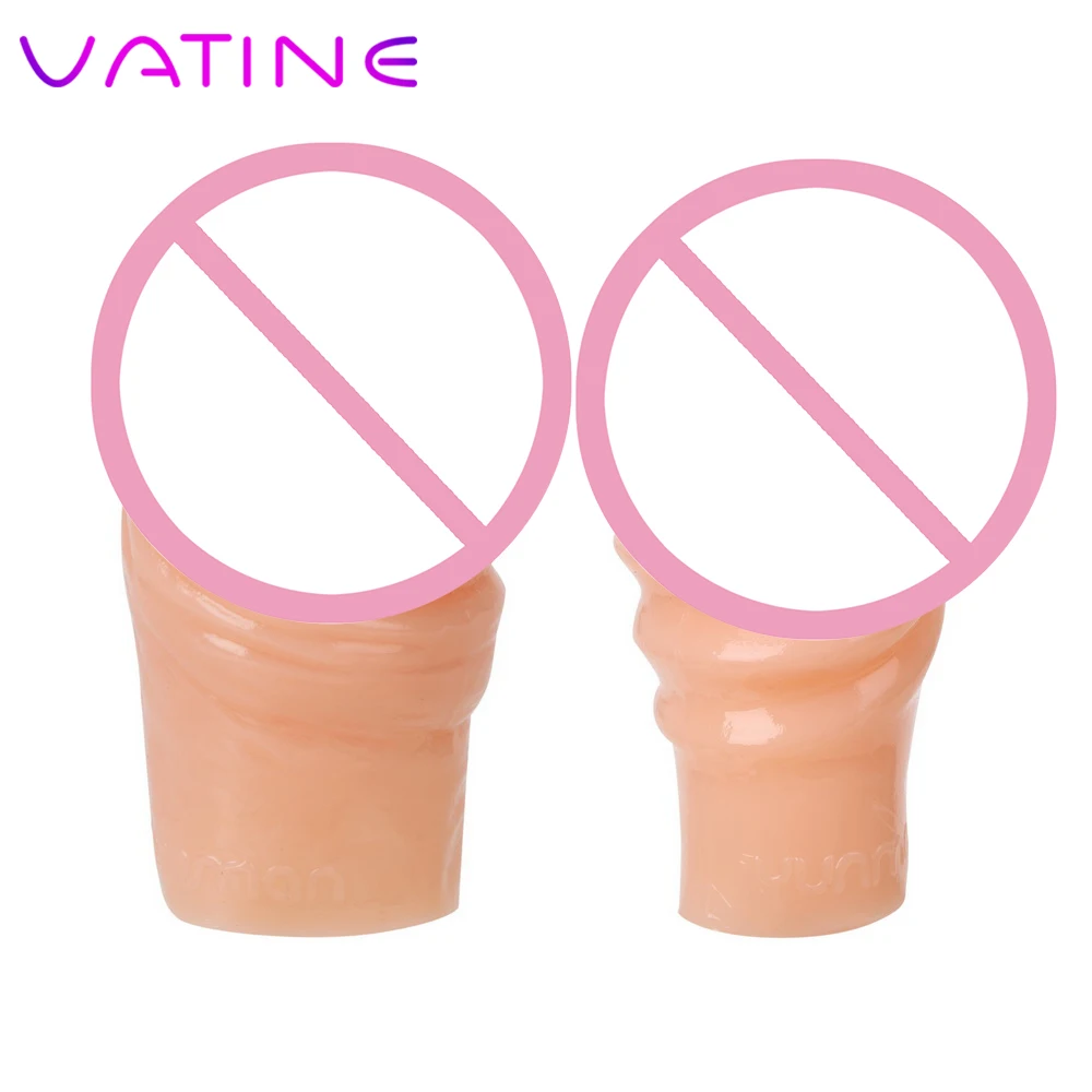 VATINE Glans Sleeve многоразовые насадки на пенис Extender увеличить мужские сексуальные