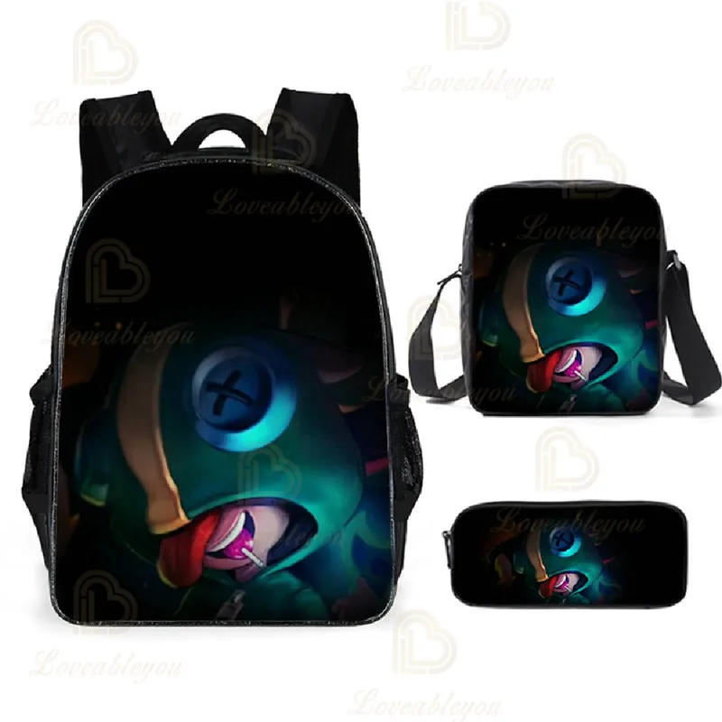 Рюкзак Leon Shooter детский с принтом ранец для мальчиков и девочек рисунком шипов