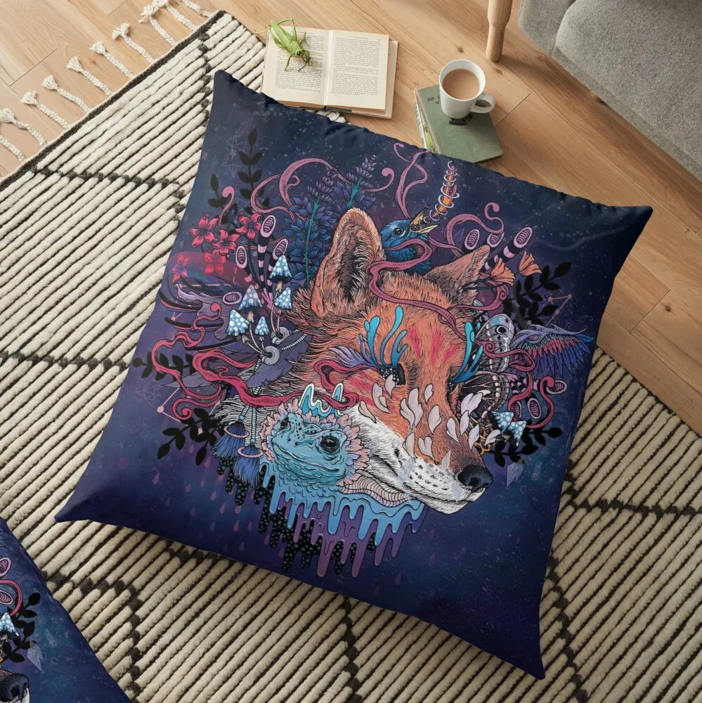

Dreamy forest Floor Pillow Printed Cushion Cover 45*45cm throw Pillow Case Cushion cover pillow Decorative for home