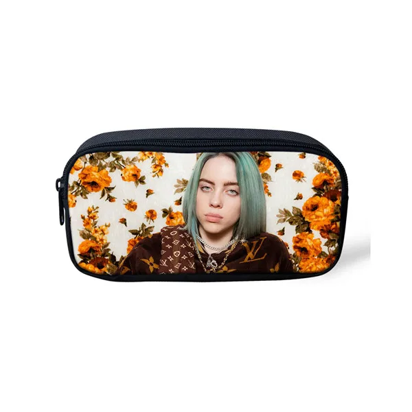 CDZHL732K Thikin Billie Eilish, повседневная Пеналы, сумка для ручек, ручка для девочек, чехол для студенческого макияжа, сумки для хранения, кошельки для ручек для детей - Цвет: CDZHL732K