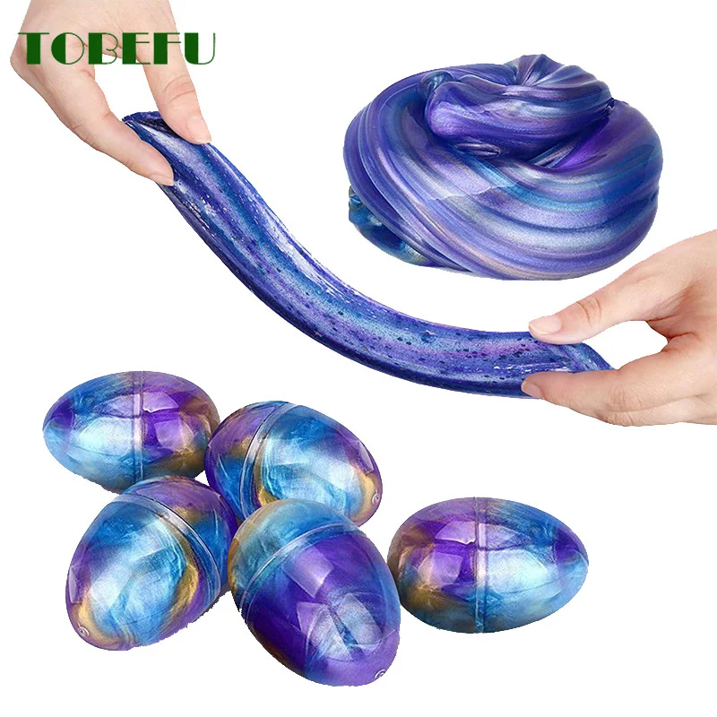 Хрустальный слайм-яйцо игрушка цветная грязь стрессовый мяч ароматизированные